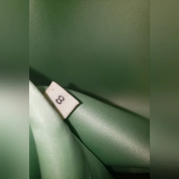 Oscar de la Renta double sided 100% Charmeuse silk Mint kimono oversized Jacket - Picture 14 of 16